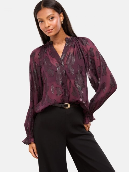 Foto van product Lipsy Blouse cyclaam / zwart