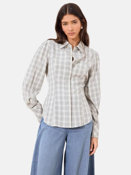 Foto van product Lipsy Blouse ecru / smoky blue