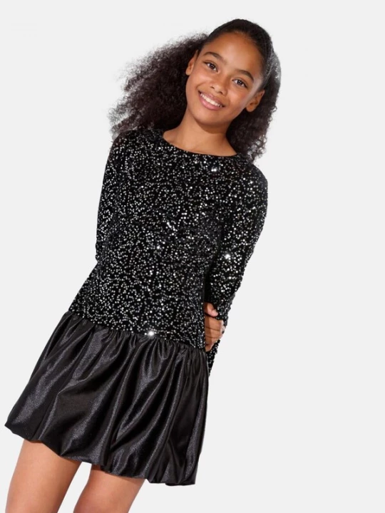 Foto van product Lipsy Jurk zwart / zilver