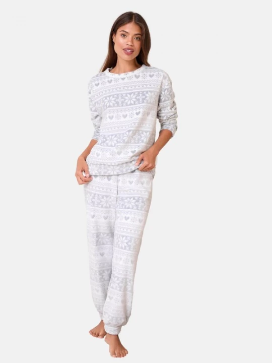 Foto van product Lipsy Pyjama lichtgrijs / wit
