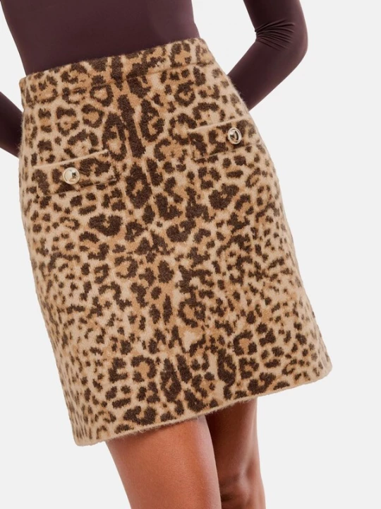 Foto van product Lipsy Rok beige / lichtblauw / bruin