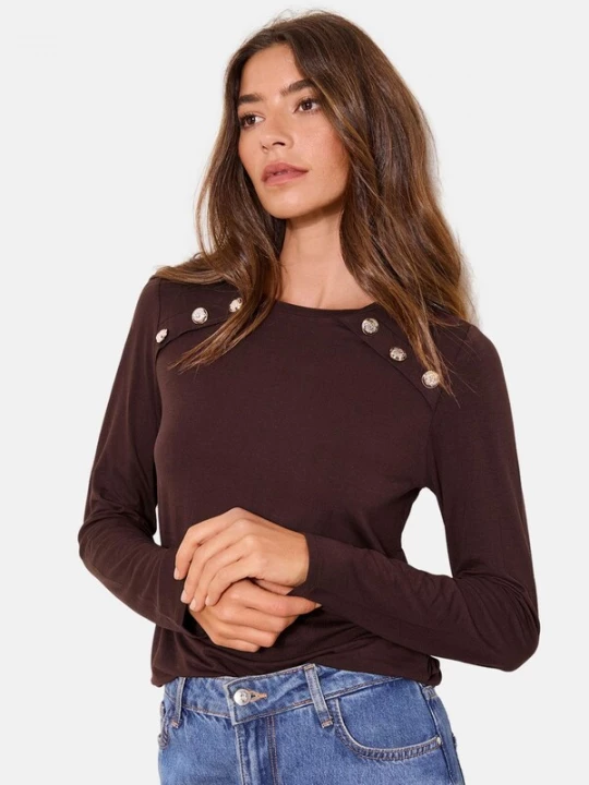 Foto van product Lipsy Shirt donkerbruin