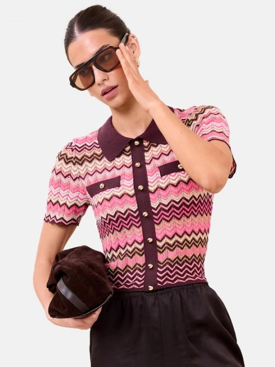 Foto van product Lipsy Shirt rosa / pastelroze / bordeaux