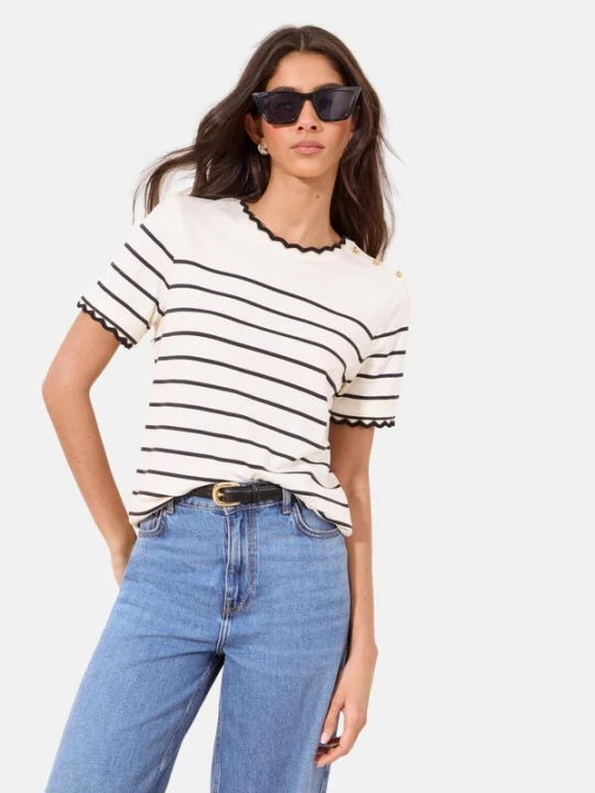 Foto van product Lipsy Shirt zwart / wit