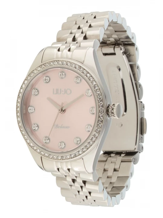 Foto van product Liu Jo Analoog horloge 'Deluxe' rosé / zilver / transparant