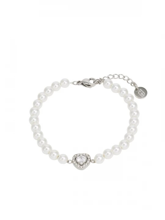 Foto van product Liu Jo Armband zilver / transparant / parelwit