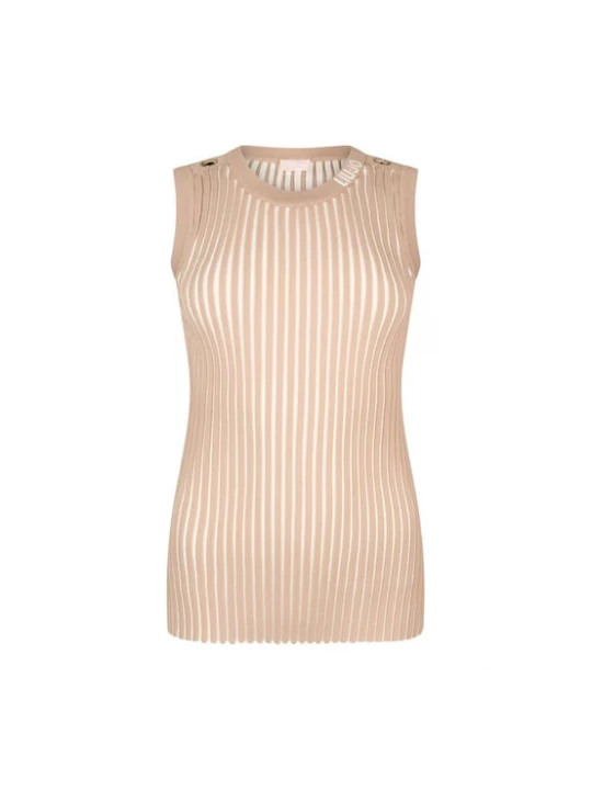 Foto van product Liu Jo Gebreide top beige / wolwit