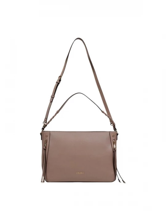 Foto van product Liu Jo Schoudertas 'M HOBO AA6037 E1120' taupe