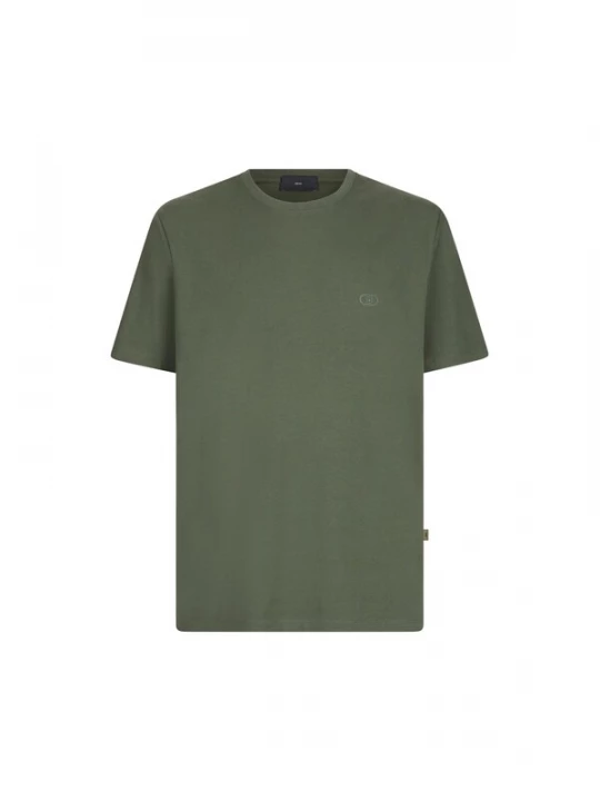 Foto van product Liu Jo Shirt 'BASICCONTRA' donkergroen