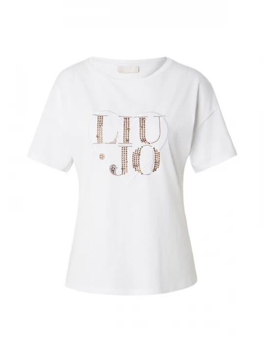 Foto van product Liu Jo Shirt 'ECS' goud / wit