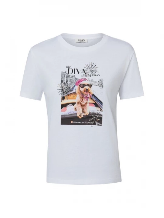 Foto van product Liu Jo Shirt gemengde kleuren / wit