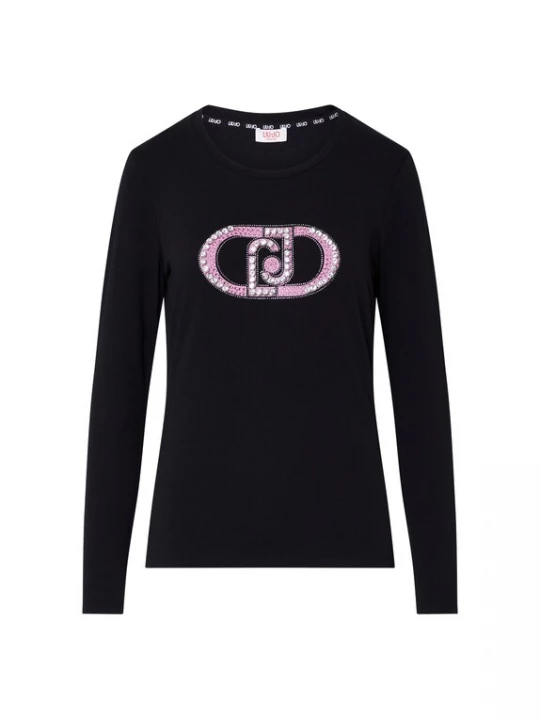Foto van product Liu Jo Shirt rosa / zwart