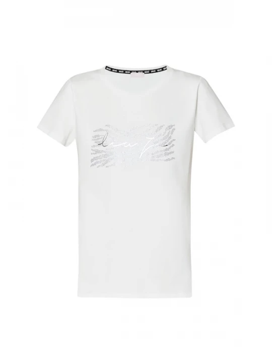 Foto van product Liu Jo Shirt zilver / wit