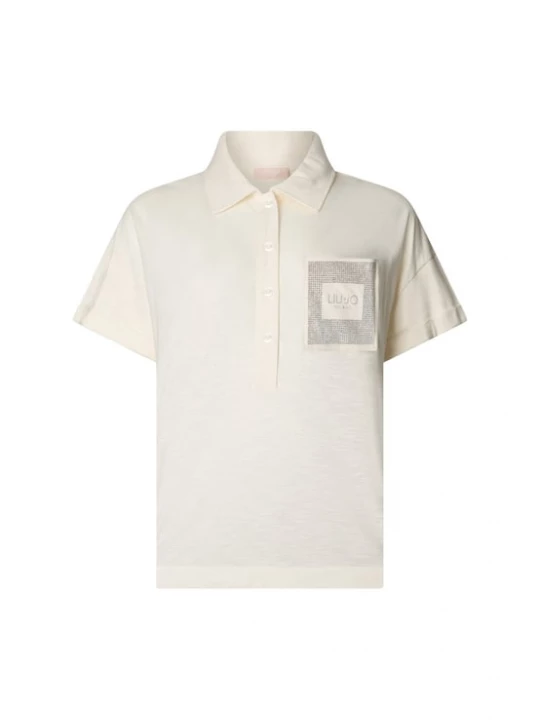 Foto van product Liu Jo Shirt zilver / wit
