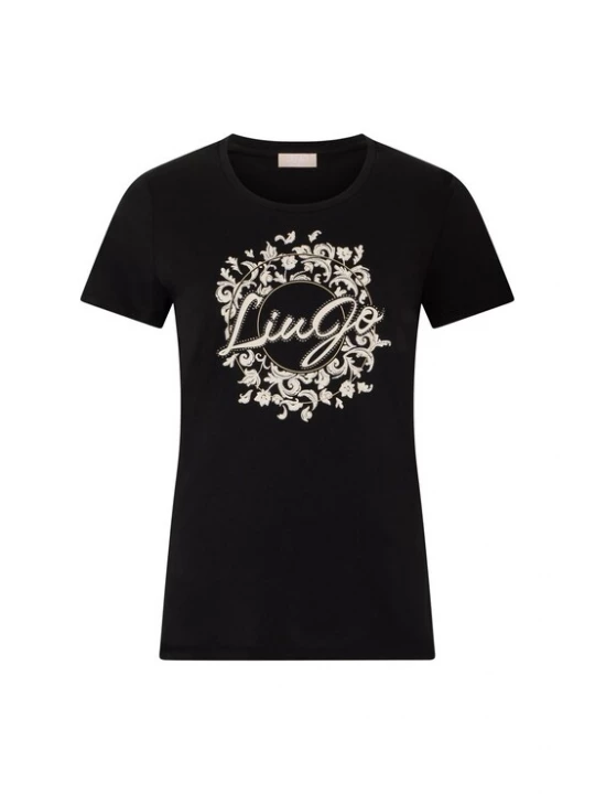 Foto van product Liu Jo Shirt zwart / offwhite