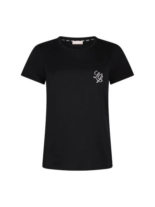 Foto van product Liu Jo Shirt zwart / zilver