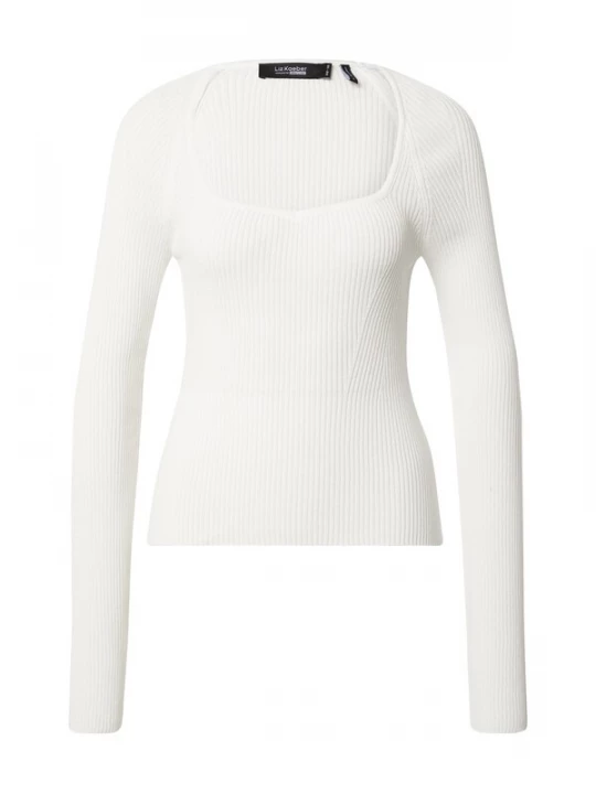 Foto van product Liz Kaeber Shirt 'Sweetheart' offwhite