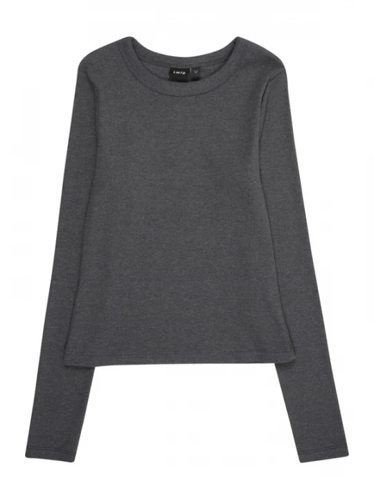 Foto van product LMTD Shirt 'NLFHINAJA' donkergrijs