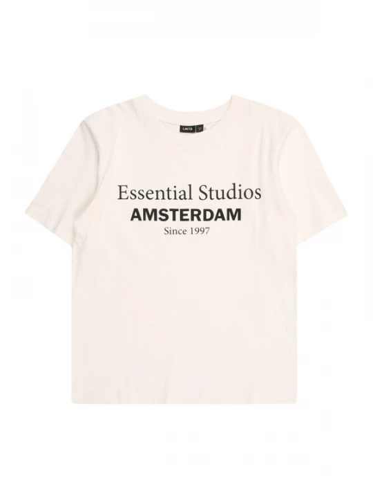 Foto van product LMTD Shirt 'NLMNESS' zwart / wolwit