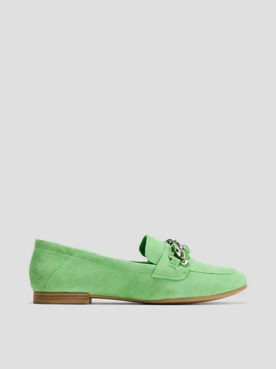 Foto van product Loafer van geitenleer s.Oliver olijfgroen