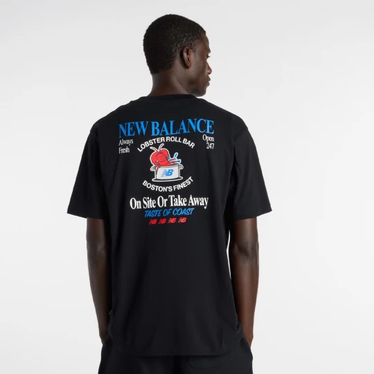 Foto van product Lobster Roll T-Shirt New Balance zwart