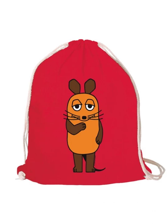 Foto van product LOGOSHIRT Gymtas 'Die Maus' rood