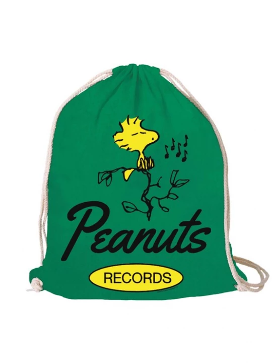 Foto van product LOGOSHIRT Gymtas 'Peanuts - Woodstock Records' groen