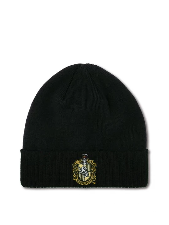 Foto van product LOGOSHIRT Muts 'Harry Potter - Hufflepuff' zwart