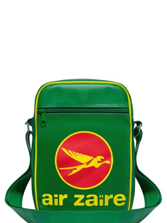 Foto van product LOGOSHIRT Schoudertas 'Air Zaire Airways' geel / groen / rood
