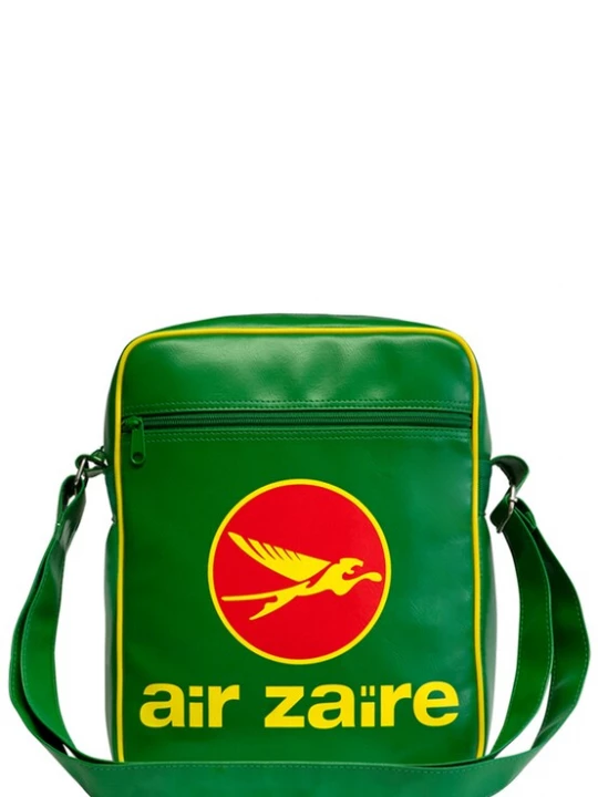 Foto van product LOGOSHIRT Schoudertas 'Air Zaire Airways' groen