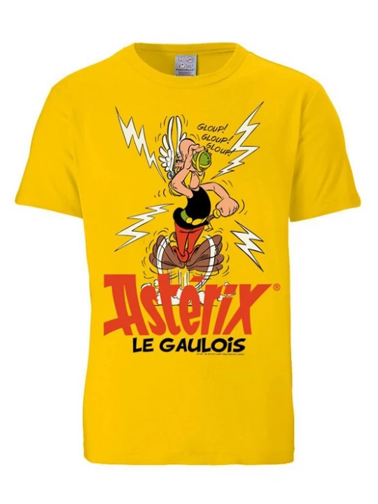 Foto van product LOGOSHIRT Shirt 'Asterix der Gallier - Asterix' geel / rood / zwart / wit