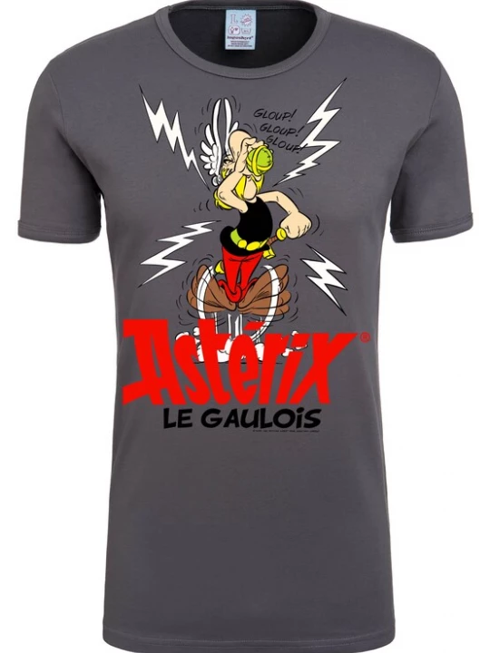 Foto van product LOGOSHIRT Shirt 'Asterix – Magic Poison' grijs / gemengde kleuren