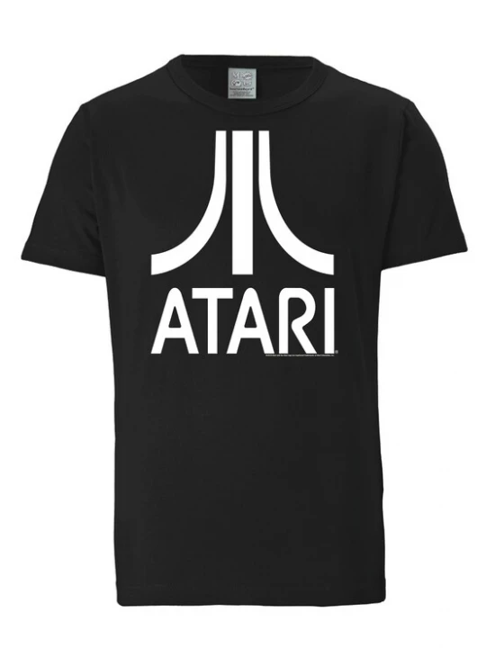 Foto van product LOGOSHIRT Shirt 'Atari – Logo' zwart / wit