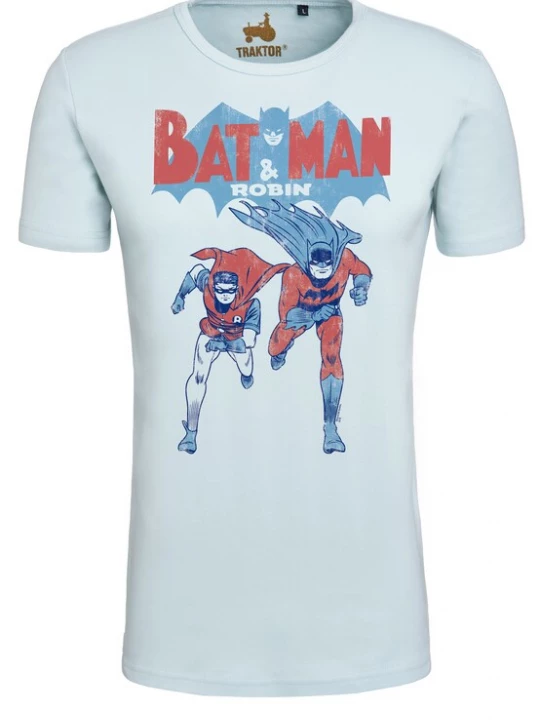 Foto van product LOGOSHIRT Shirt 'Batman & Robin' lichtblauw