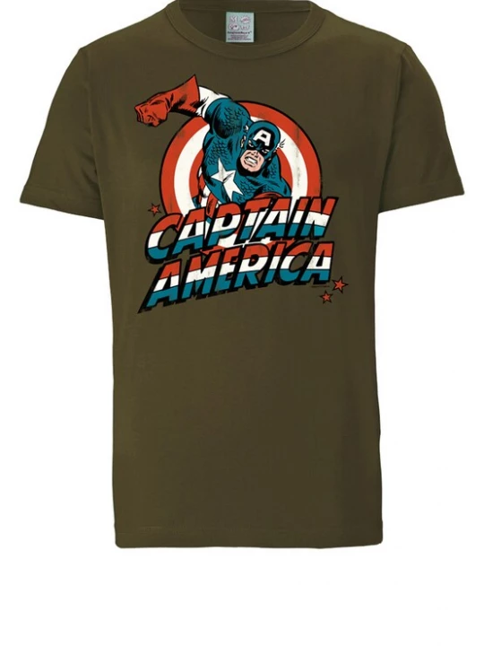 Foto van product LOGOSHIRT Shirt blauw / olijfgroen / rood / wit