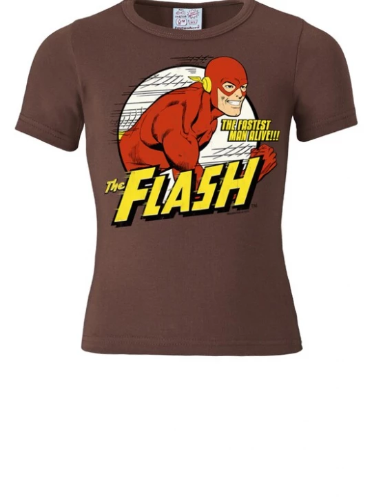 Foto van product LOGOSHIRT Shirt bruin / geel / rood / wit