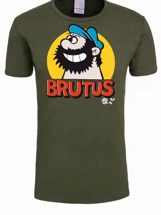 Foto van product LOGOSHIRT Shirt 'Brutus' olijfgroen