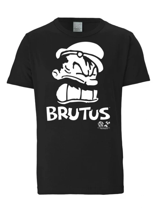 Foto van product LOGOSHIRT Shirt 'Brutus' zwart / wit