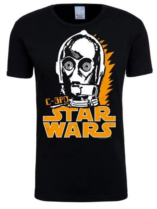 Foto van product LOGOSHIRT Shirt 'C-3PO' gemengde kleuren / zwart