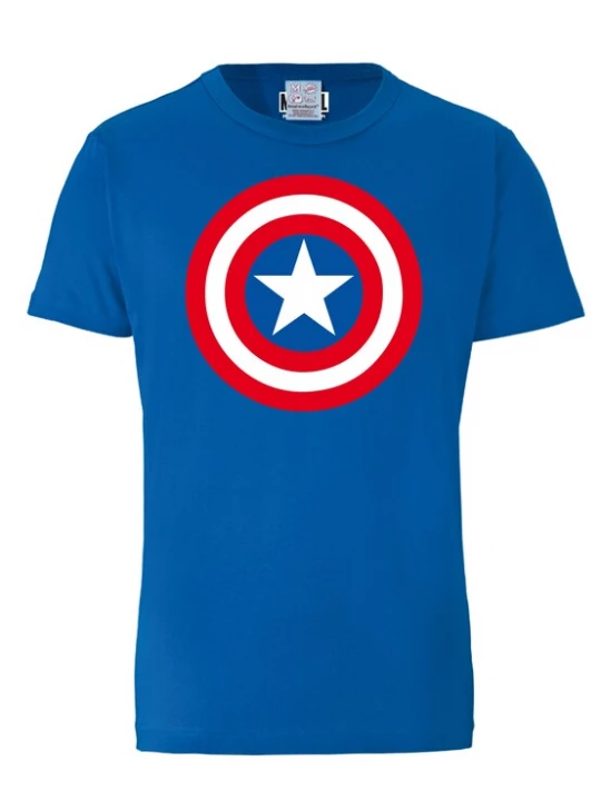 Foto van product LOGOSHIRT Shirt 'Captain America' blauw