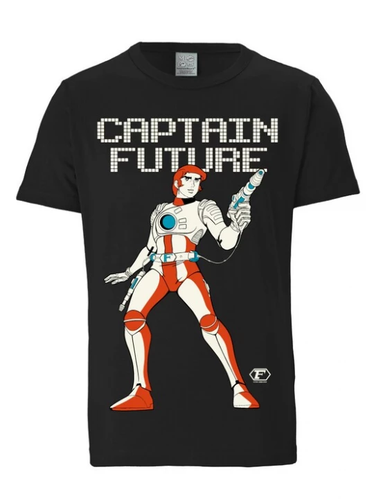 Foto van product LOGOSHIRT Shirt 'Captain Future' rood / zwart / wit