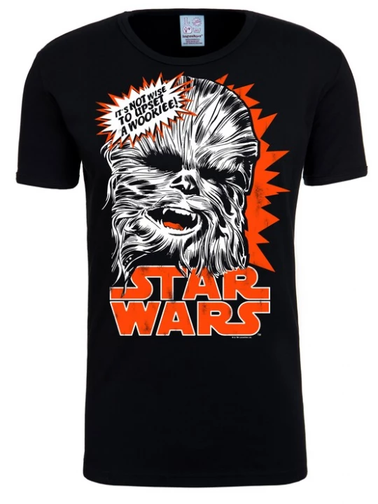 Foto van product LOGOSHIRT Shirt 'Chewbacca' gemengde kleuren / zwart