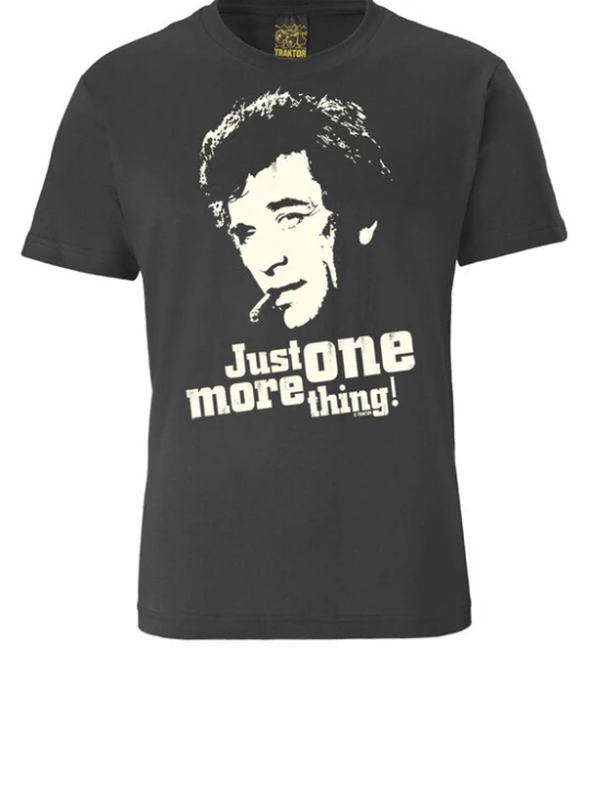 Foto van product LOGOSHIRT Shirt 'Columbo - Just One More Thing' donkergrijs