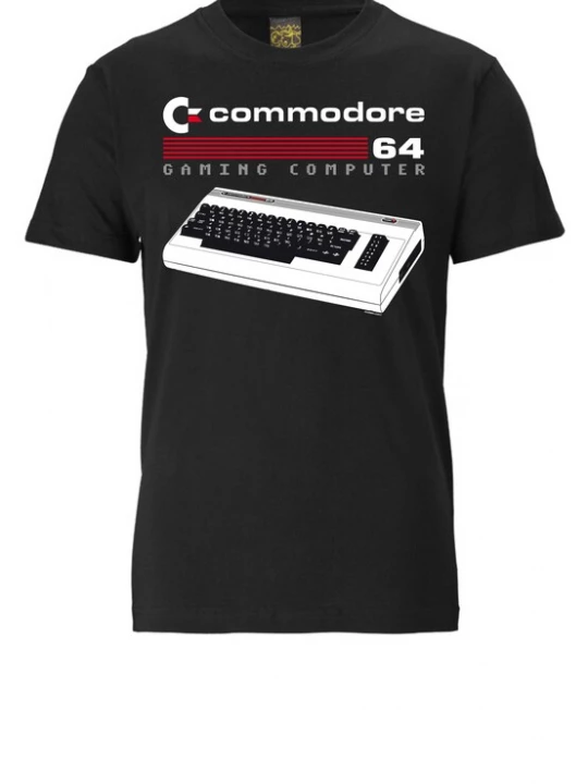Foto van product LOGOSHIRT Shirt 'Commodore 64' zwart