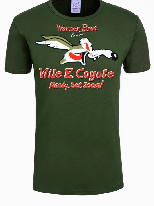 Foto van product LOGOSHIRT Shirt 'Coyote' olijfgroen / gemengde kleuren
