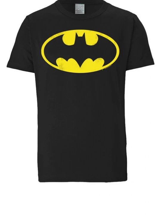 Foto van product LOGOSHIRT Shirt 'DC Comics - Batman Logo' geel / zwart