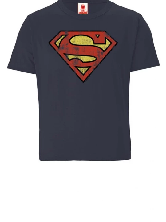 Foto van product LOGOSHIRT Shirt 'DC Comics – Superman' blauw / grijs