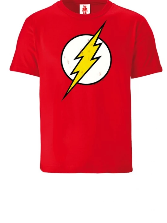 Foto van product LOGOSHIRT Shirt 'DC - Flash' rood