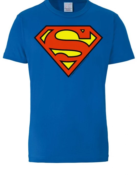 Foto van product LOGOSHIRT Shirt 'DC - Superman Logo Clean' blauw