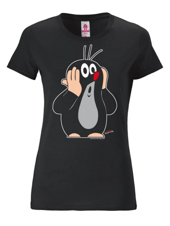 Foto van product LOGOSHIRT Shirt 'Der kleine Maulwurf' beige / grijs / rood / zwart